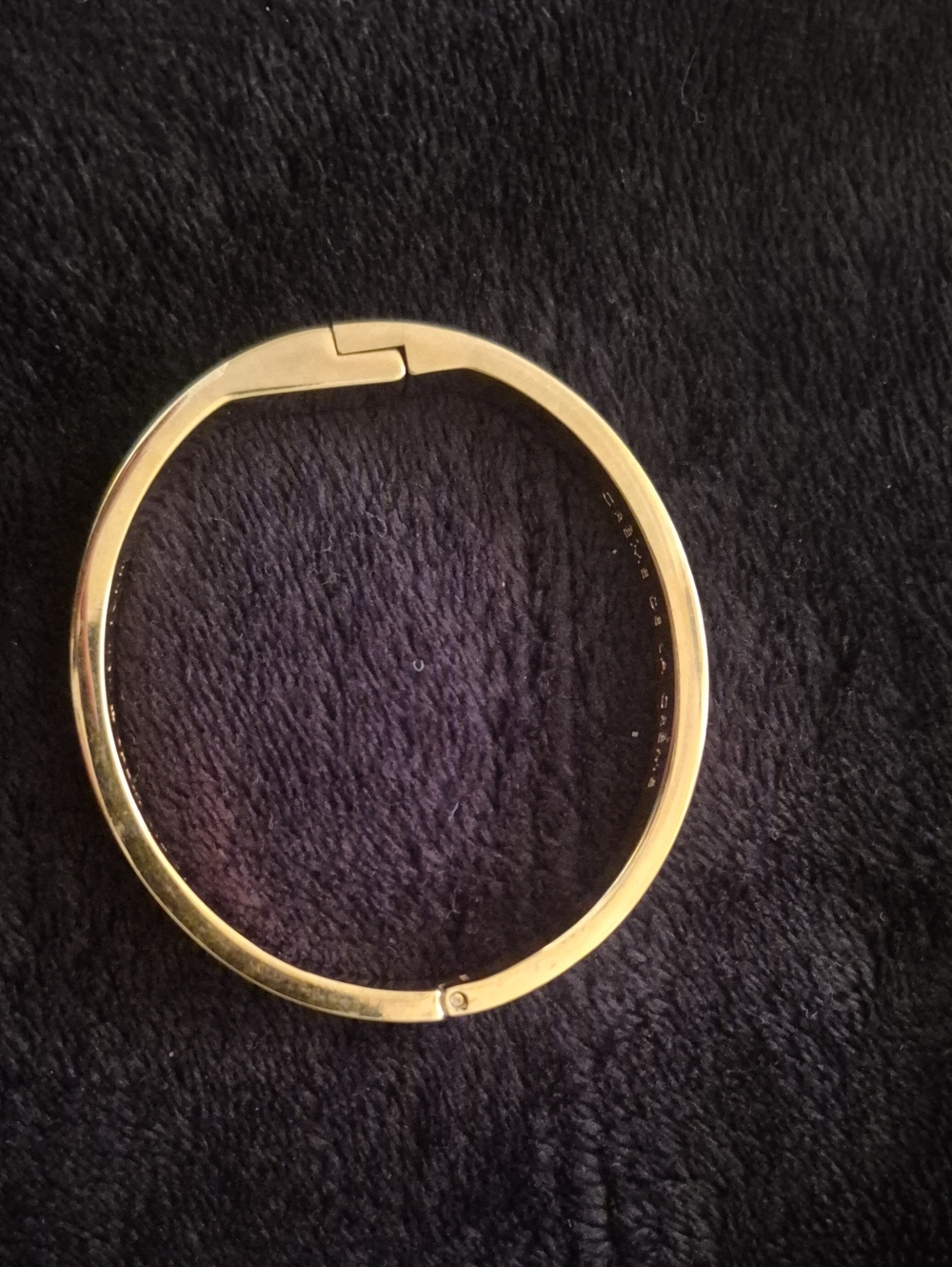 kate spade Gold-Tone Hinged Bangle Bracelet